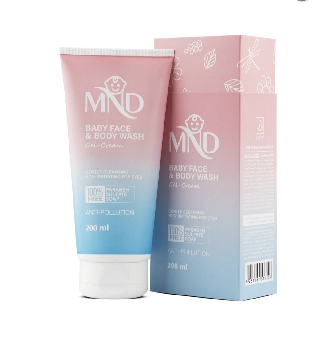 ژل-کرم شستشوی صورت و بدن کودک MND